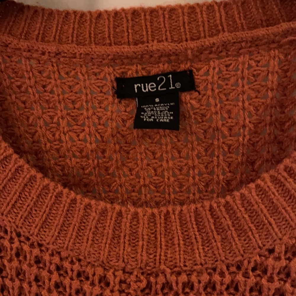 Copper orange sweater - Picture 2 of 4